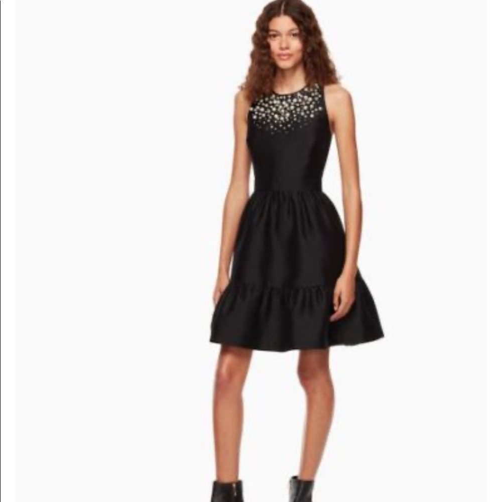 NWT Kate Spade Pearl Mikado Dress